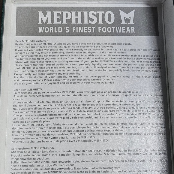 Mephisto Hannel Metallic‎ Grey Leather Cork Footbed Sandals 7103 Size US 5 EU 35